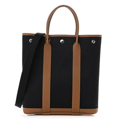 Hermes Toile H Negonda Garden File 28 Black Alezan 1 of 11