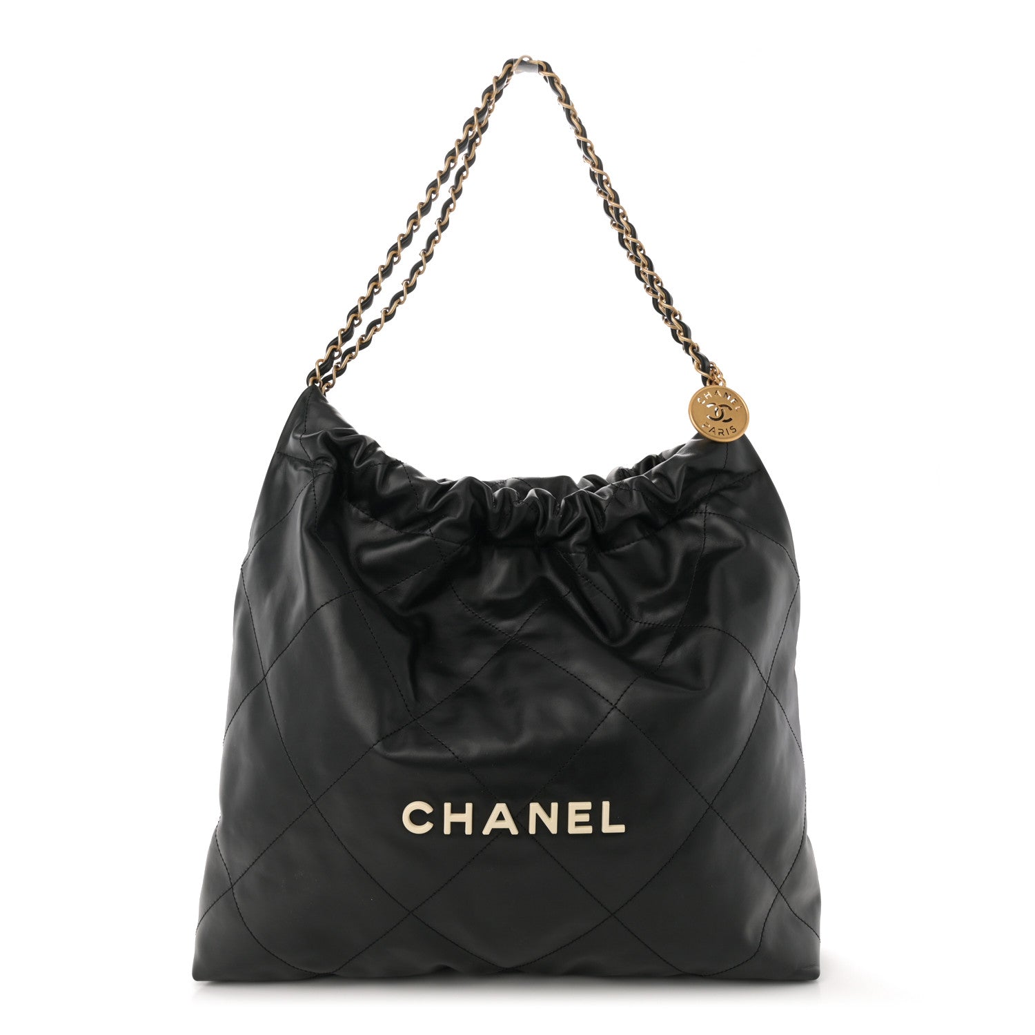Chanel Calfskin Quilted Chanel 22 Black 1 of 12