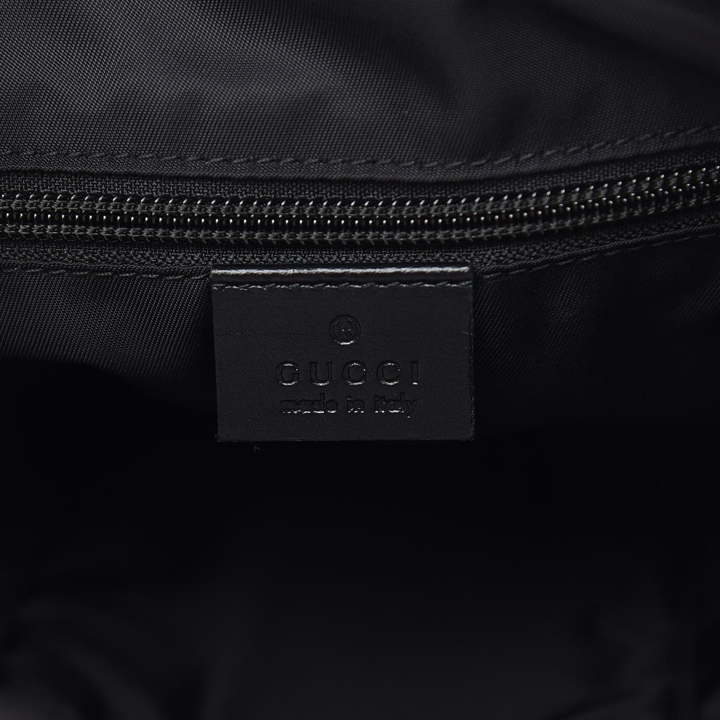 GG Supreme Monogram Web Messenger Bag Black