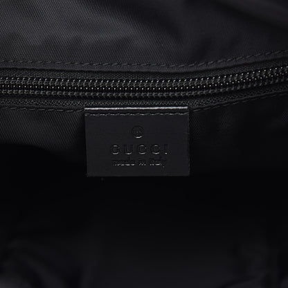 Gucci GG Supreme Monogram Web Messenger Bag Black 8 of 10