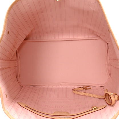 Louis Vuitton Damier Azur Neo Neverfull MM Rose Ballerine 6 of 10