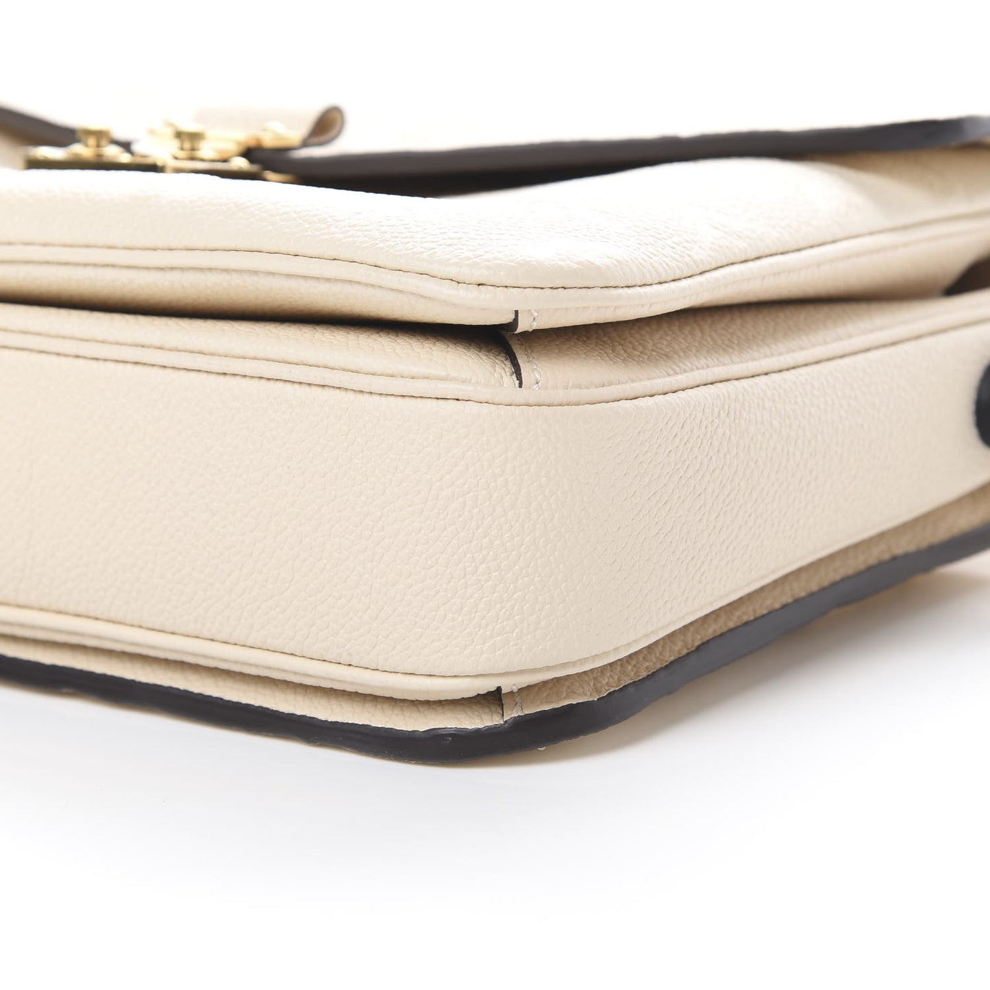 Empreinte Braided Pochette Metis Creme Beige Caramel