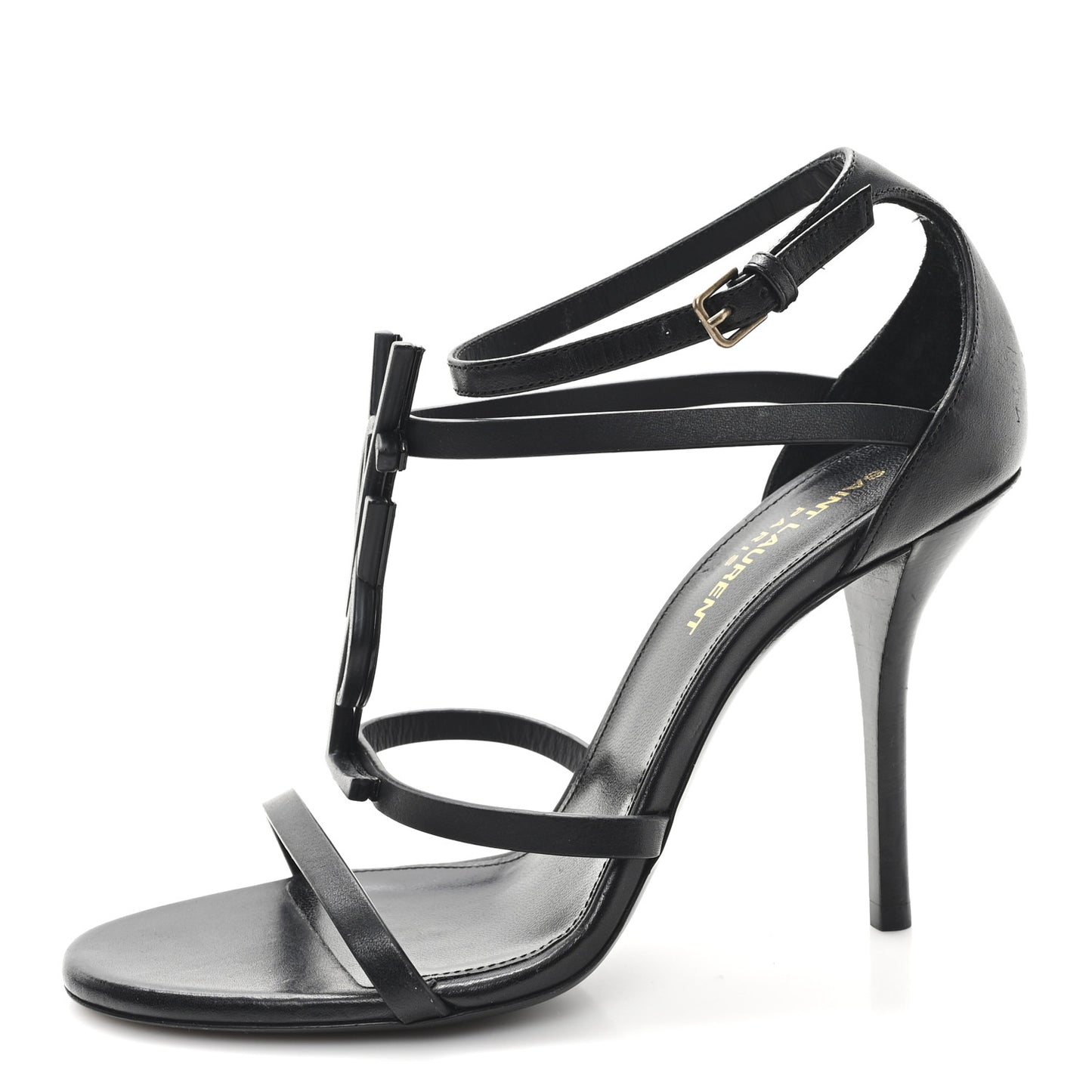 Calfskin Cassandra 100 Sandals 37 Black