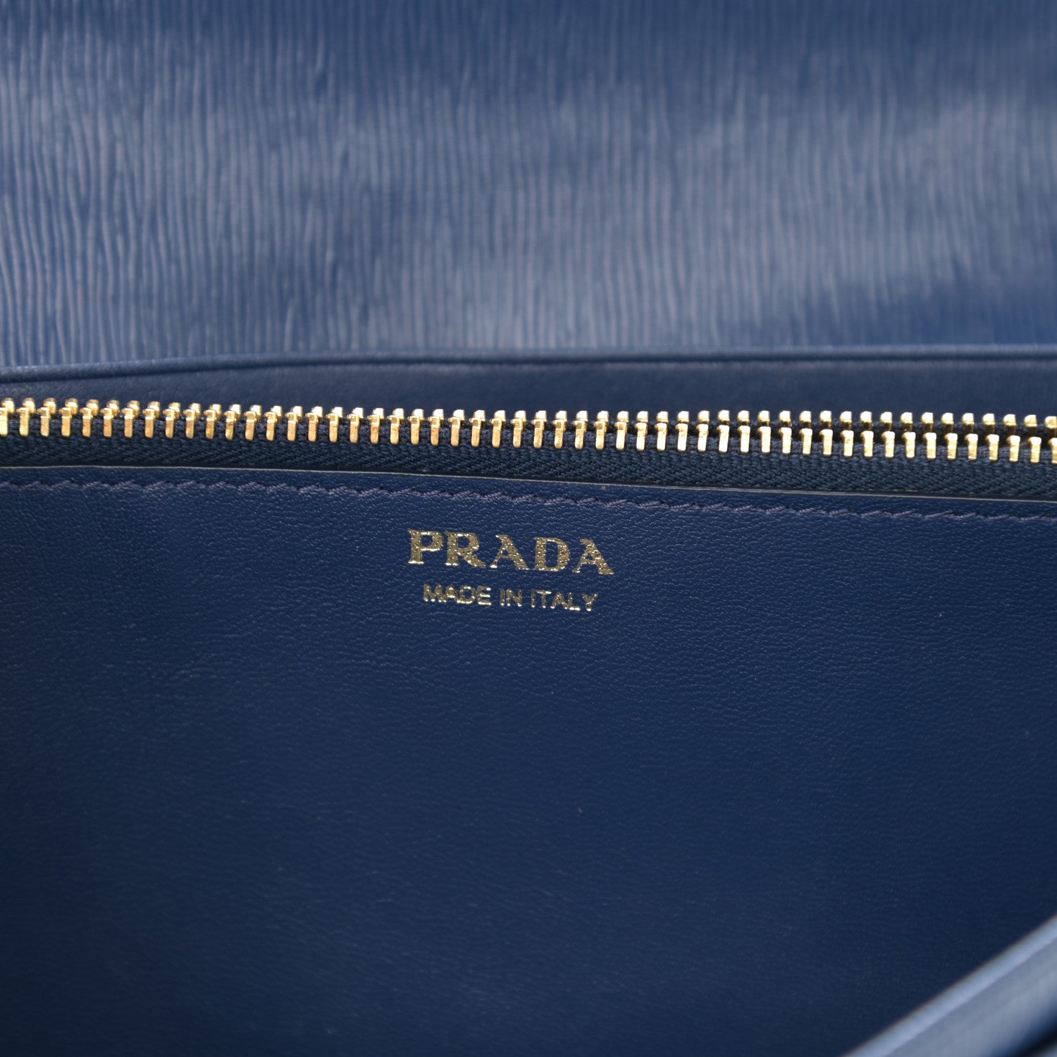 Prada Vitello Move Chain Wallet Bleuette 8 of 11