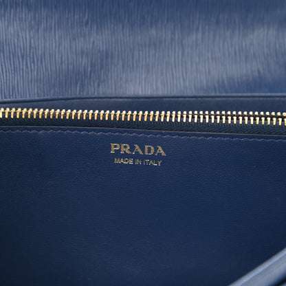 Prada Vitello Move Chain Wallet Bleuette 8 of 11