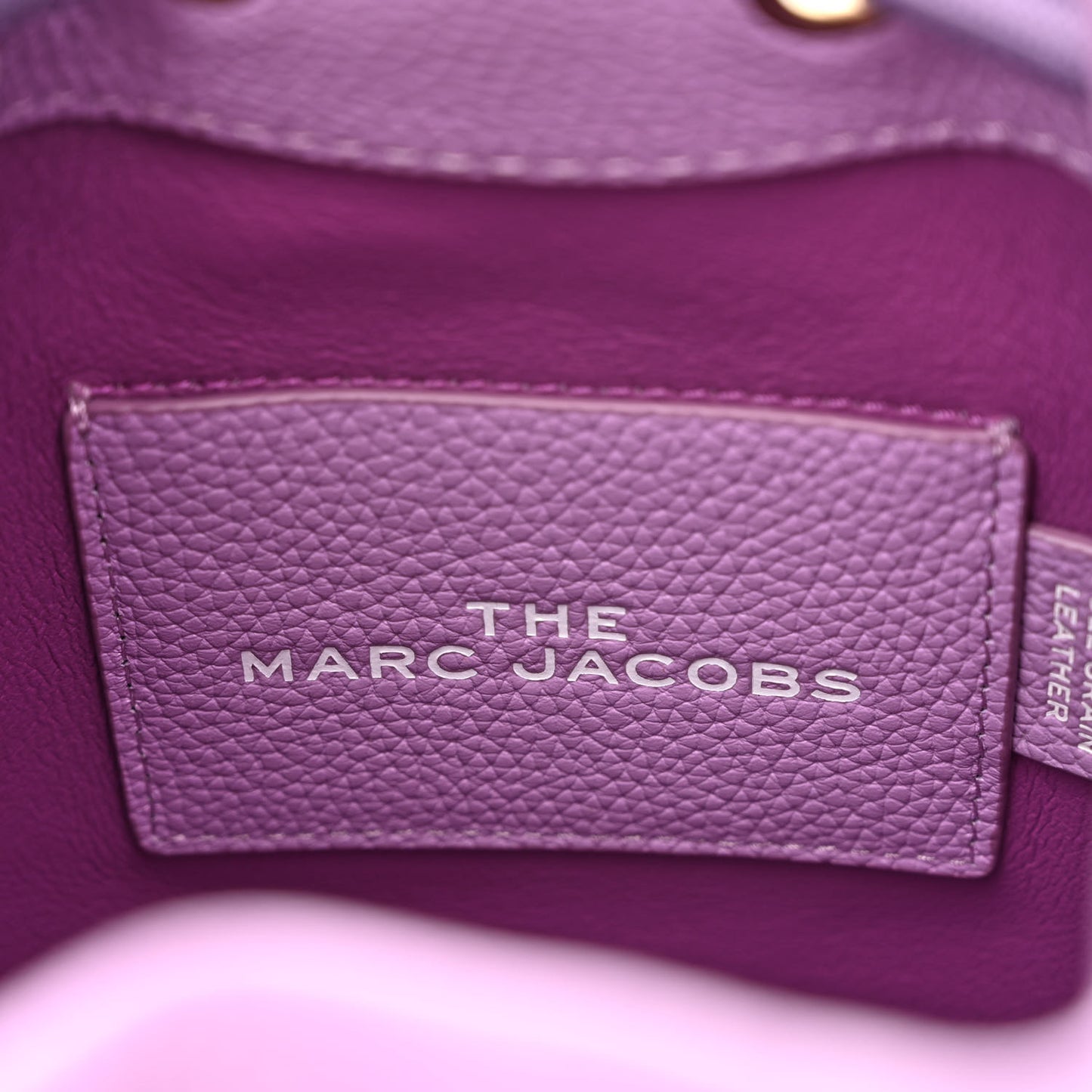 Grained Calfskin The Bucket Bag Regal Orchid