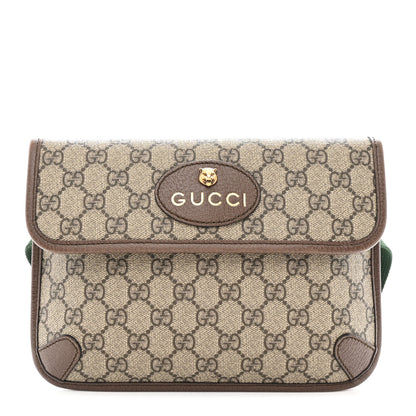 Gucci GG Supreme Monogram Neo Vintage Web Belt Bag Brown 1 of 10