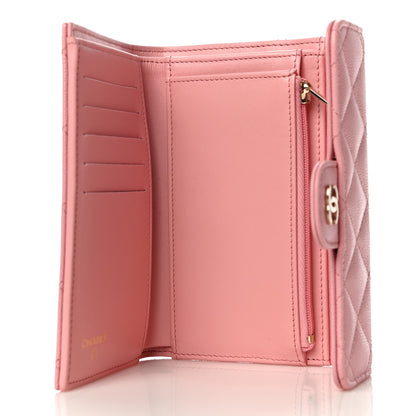 Chanel Caviar Quilted Medium Flap Wallet Pink 9 of 23