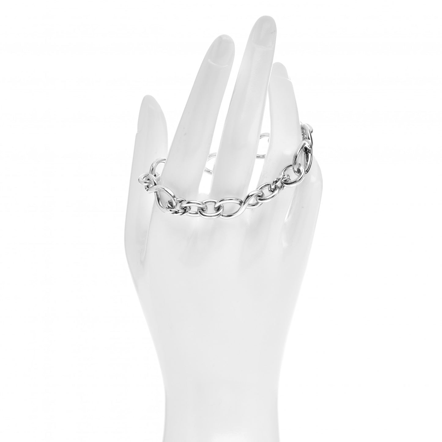 Sterling Silver Medium Continuance Chain Bracelet
