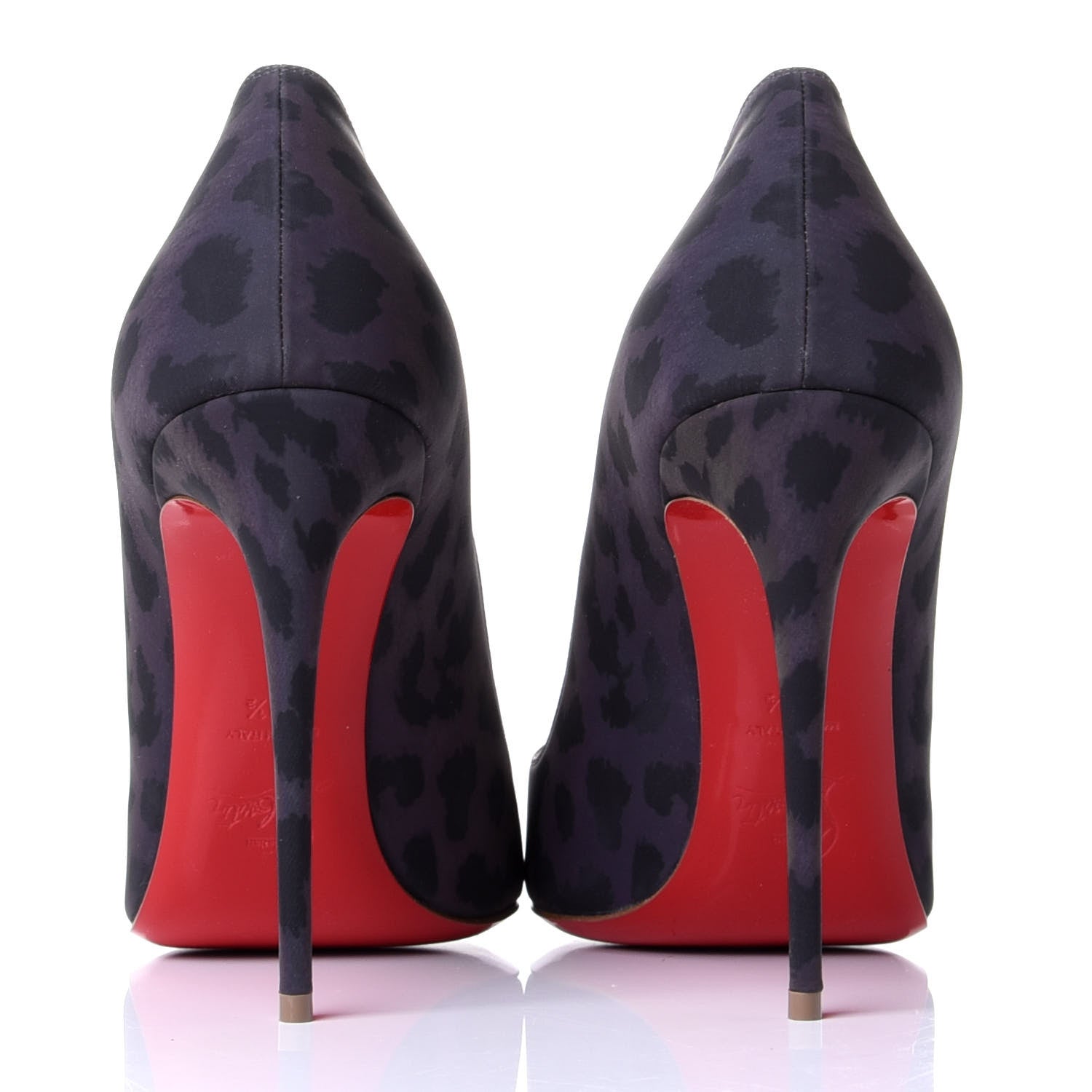 Christian Louboutin Nylon Reflex Leopard Pigalle Follies 100 Pumps 40.5 Multi 6 of 10