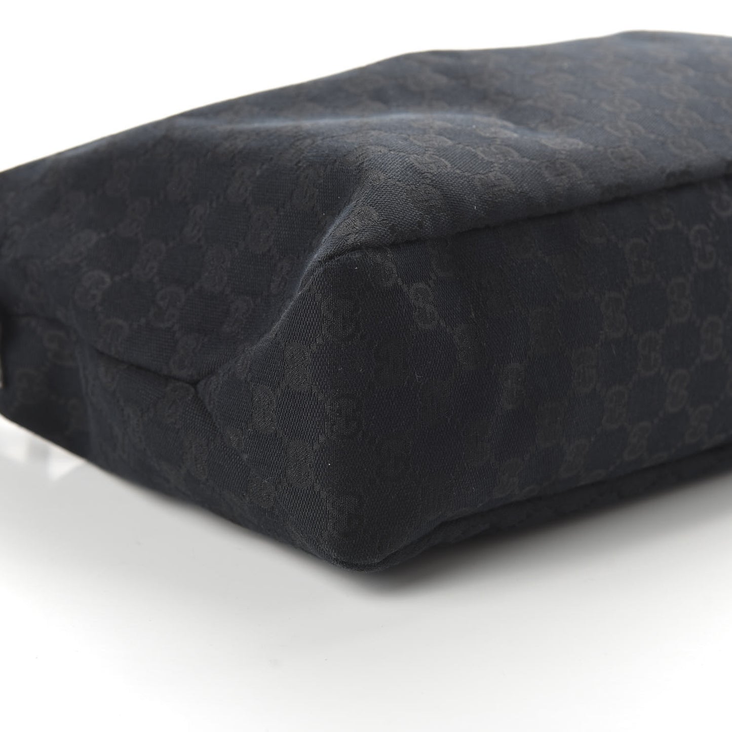 Monogram Medium Horsebit Chain Hobo Black