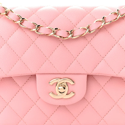 Chanel Caviar Quilted Small Double Flap Pink 8 of 11