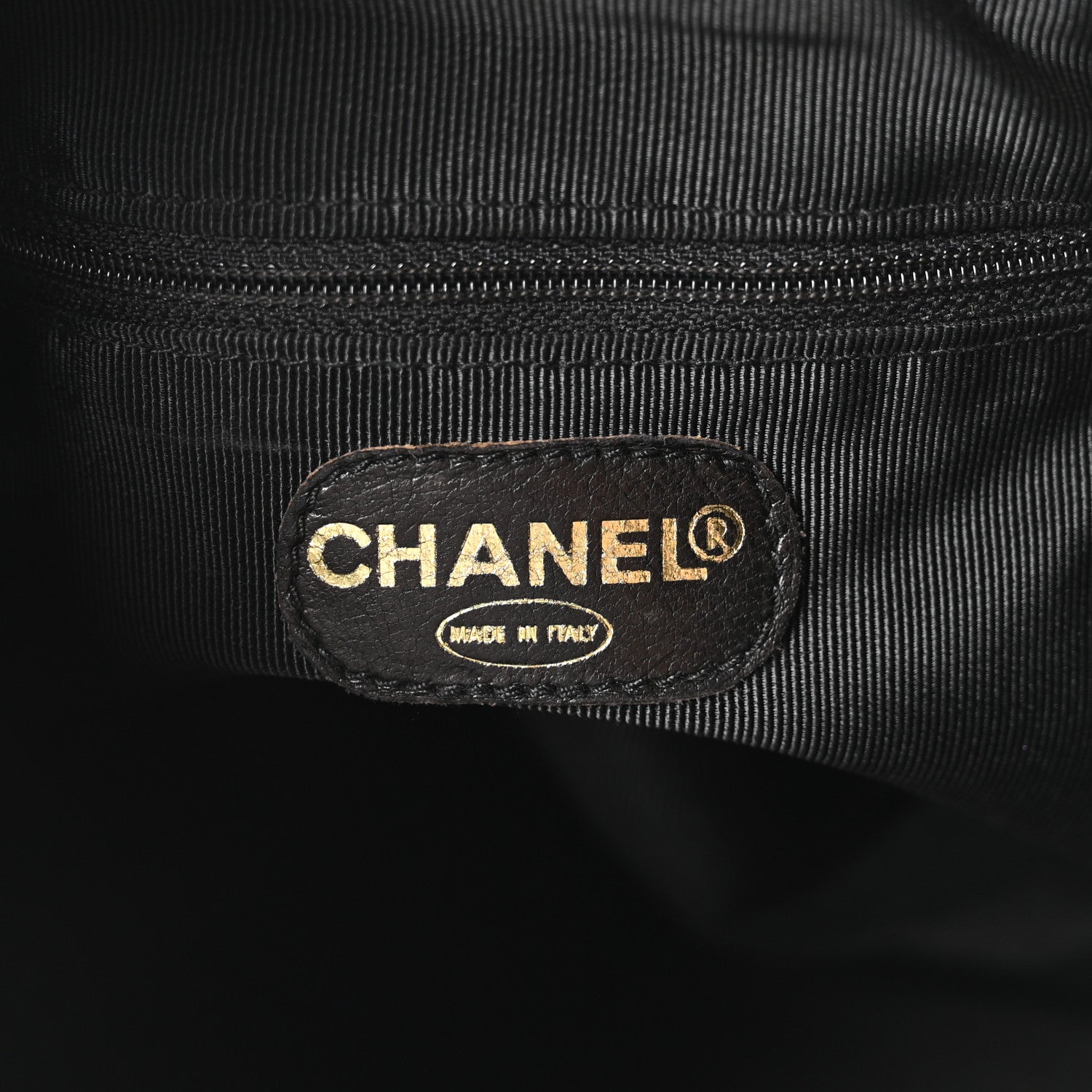 Chanel Caviar Quilted Drawstring Backpack Black 5 of 9