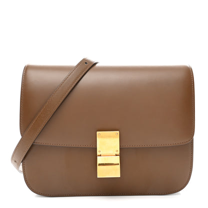 Celine Box Calfskin Medium Classic Box Flap Bag Camel 1 of 10