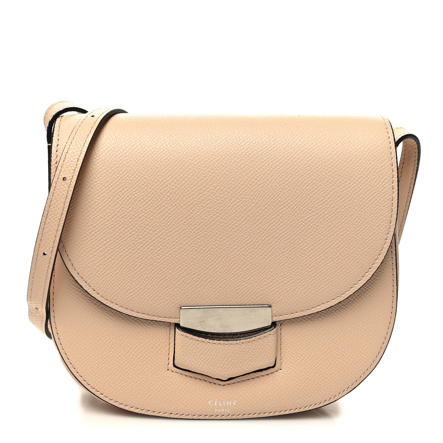 Grained Calfskin Small Trotteur Powder
