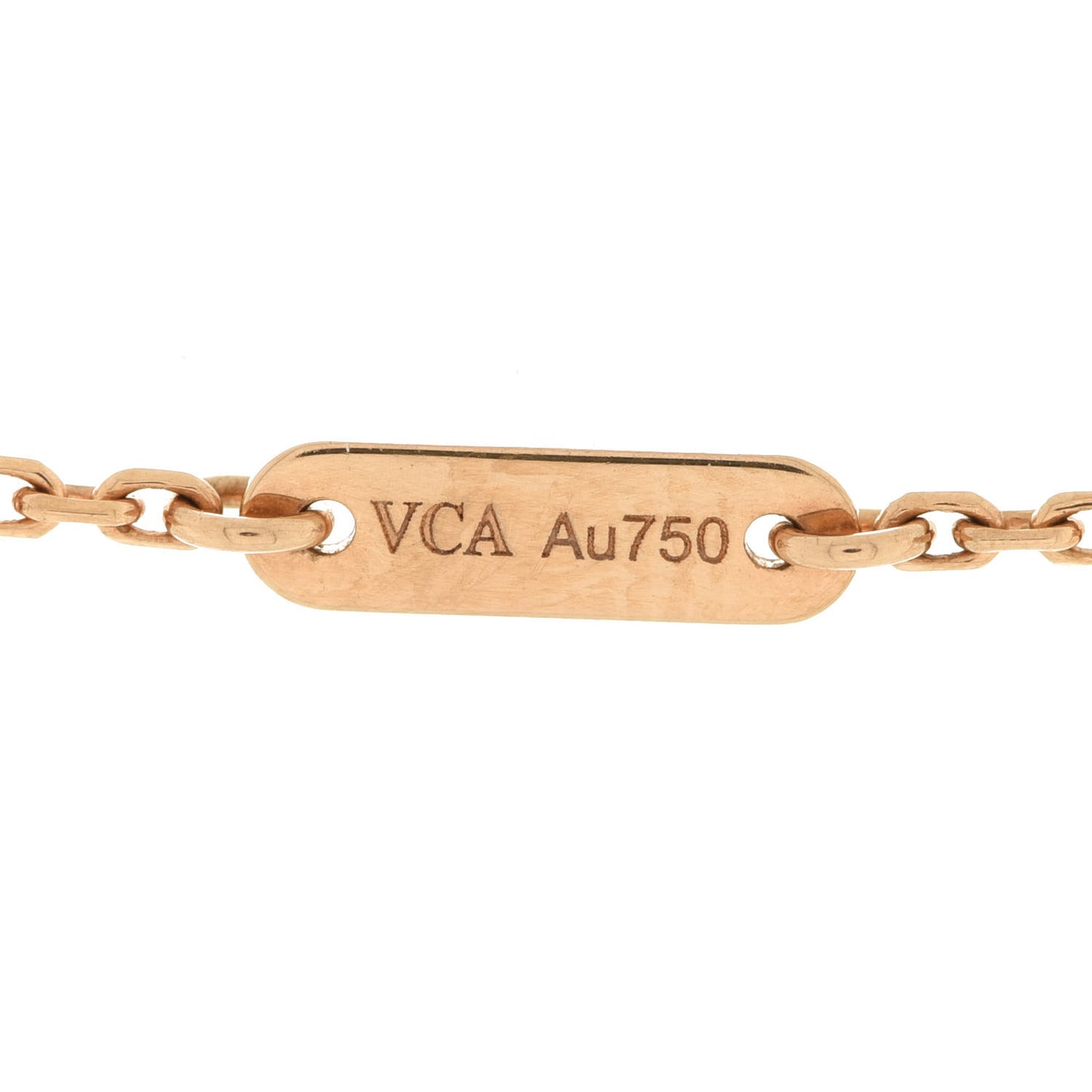 18K Yellow Gold Mother of Pearl Sweet Alhambra Bracelet