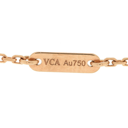 Van Cleef & Arpels 18K Yellow Gold Mother of Pearl Sweet Alhambra Bracelet 5 of 6