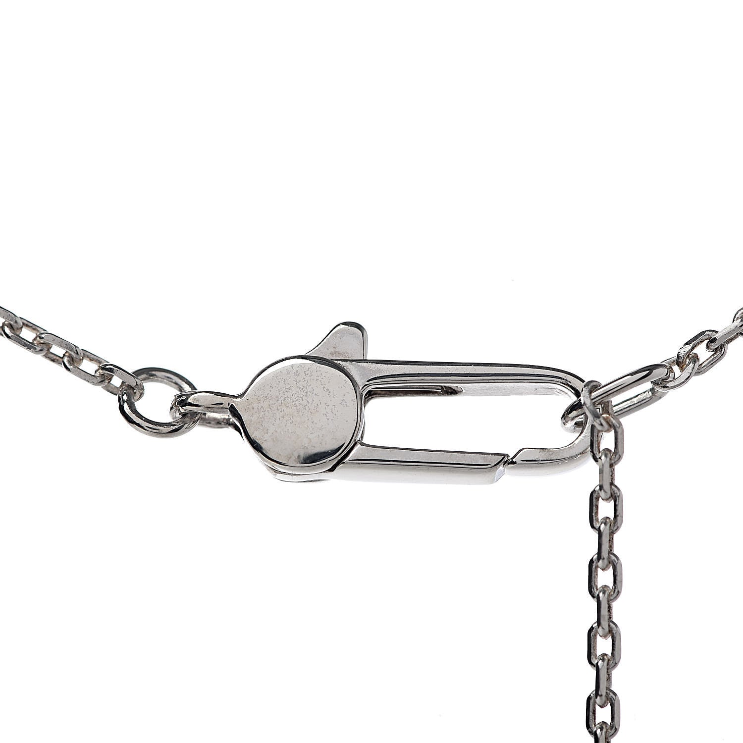 Gucci Sterling Silver Trademark Butterfly Heart Charm Pendant Necklace 6 of 7