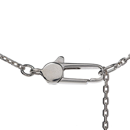 Gucci Sterling Silver Trademark Butterfly Heart Charm Pendant Necklace 6 of 7