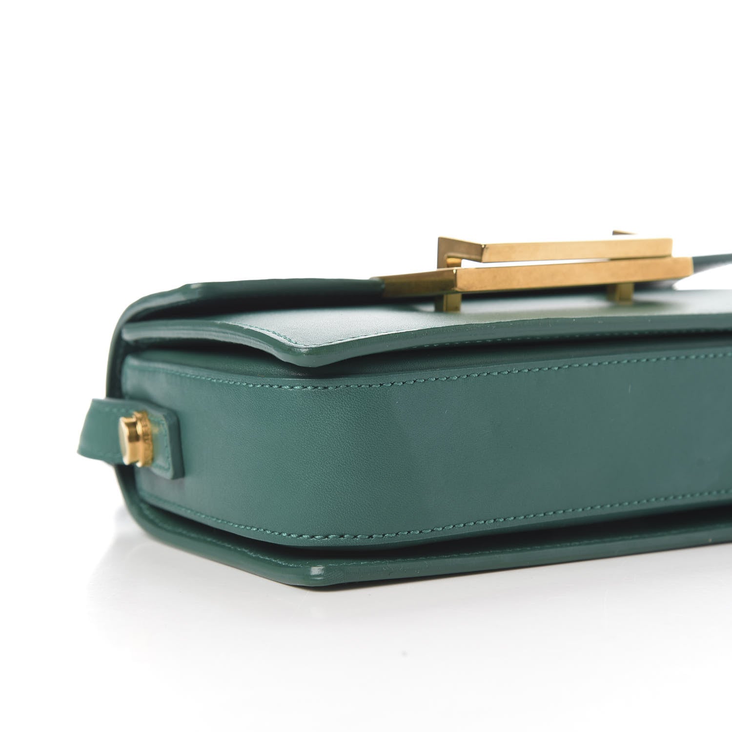 Saint Laurent Calfskin Small Classic Lulu Bag Green 8 of 10