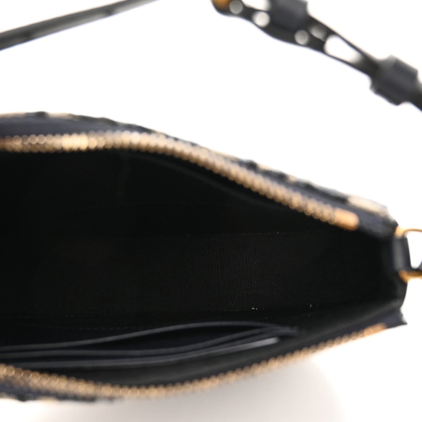 Oblique Saddle Rodeo Pouch Navy Blue
