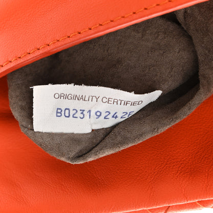 Bottega Veneta Nappa Intrecciato Small Chain Crossbody Tangerine 8 of 9