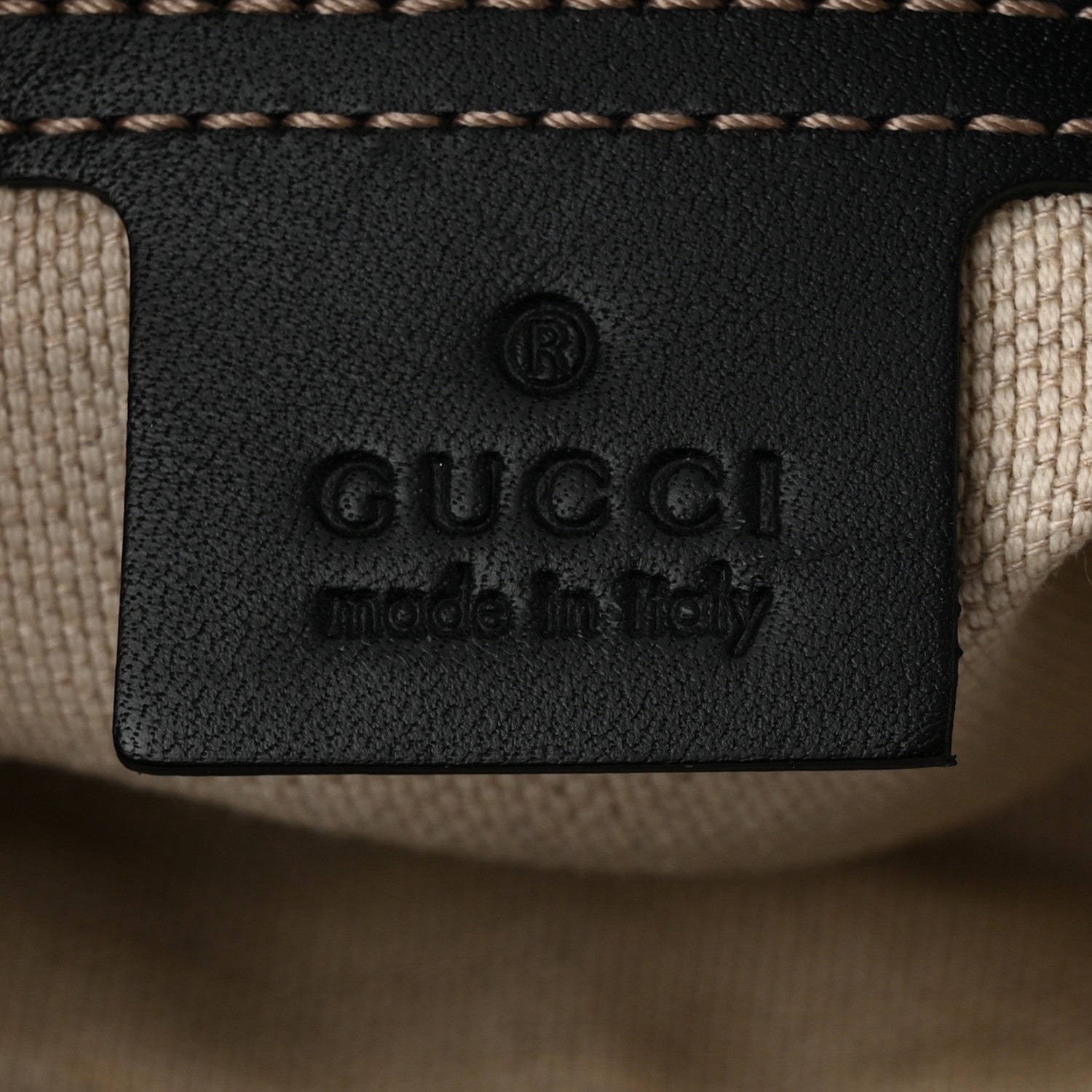 Gucci GG Supreme Monogram Small Flat Side Zip Messenger Bag Beige Blue 5 of 14