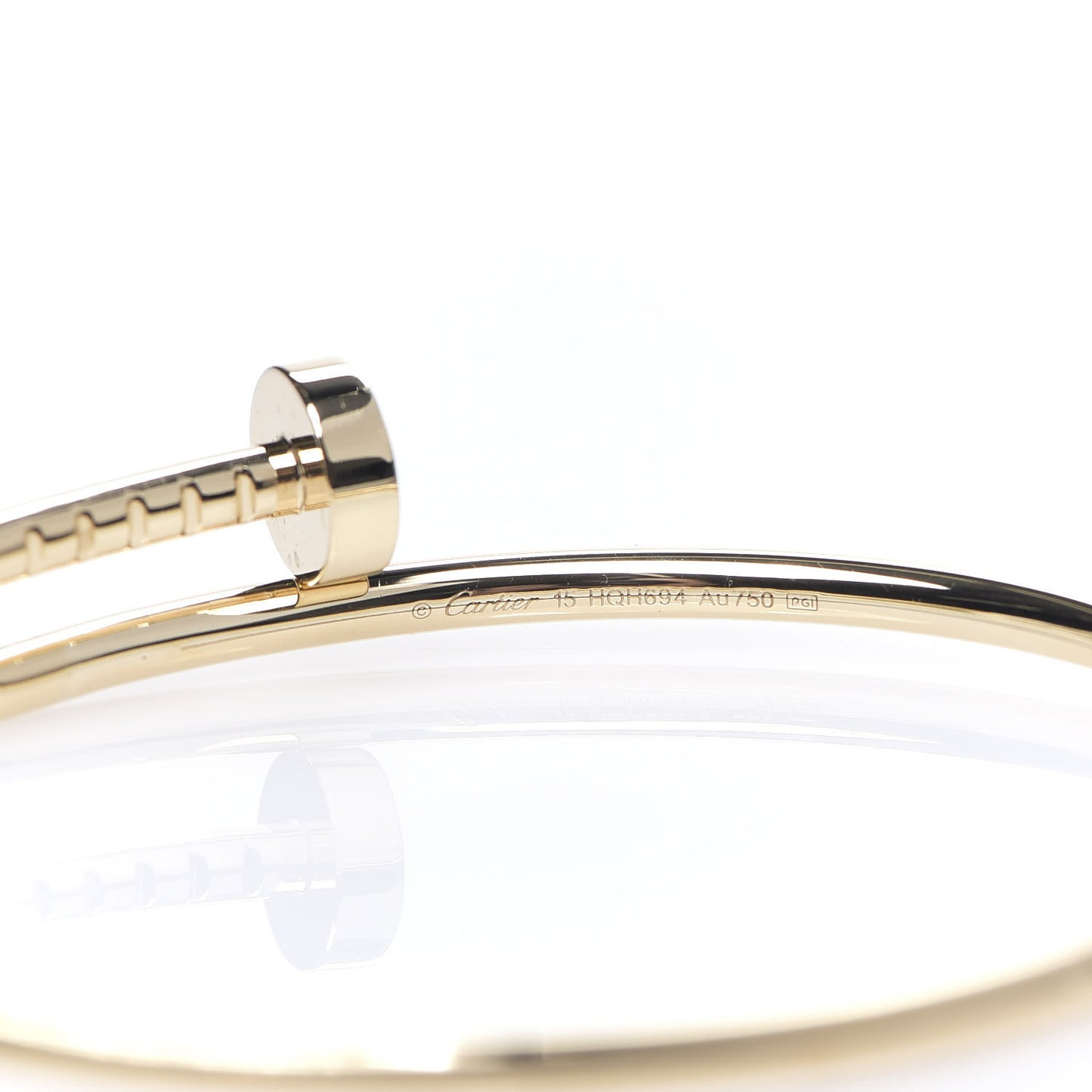 18K Yellow Gold Small Juste Un Clou Bracelet 15