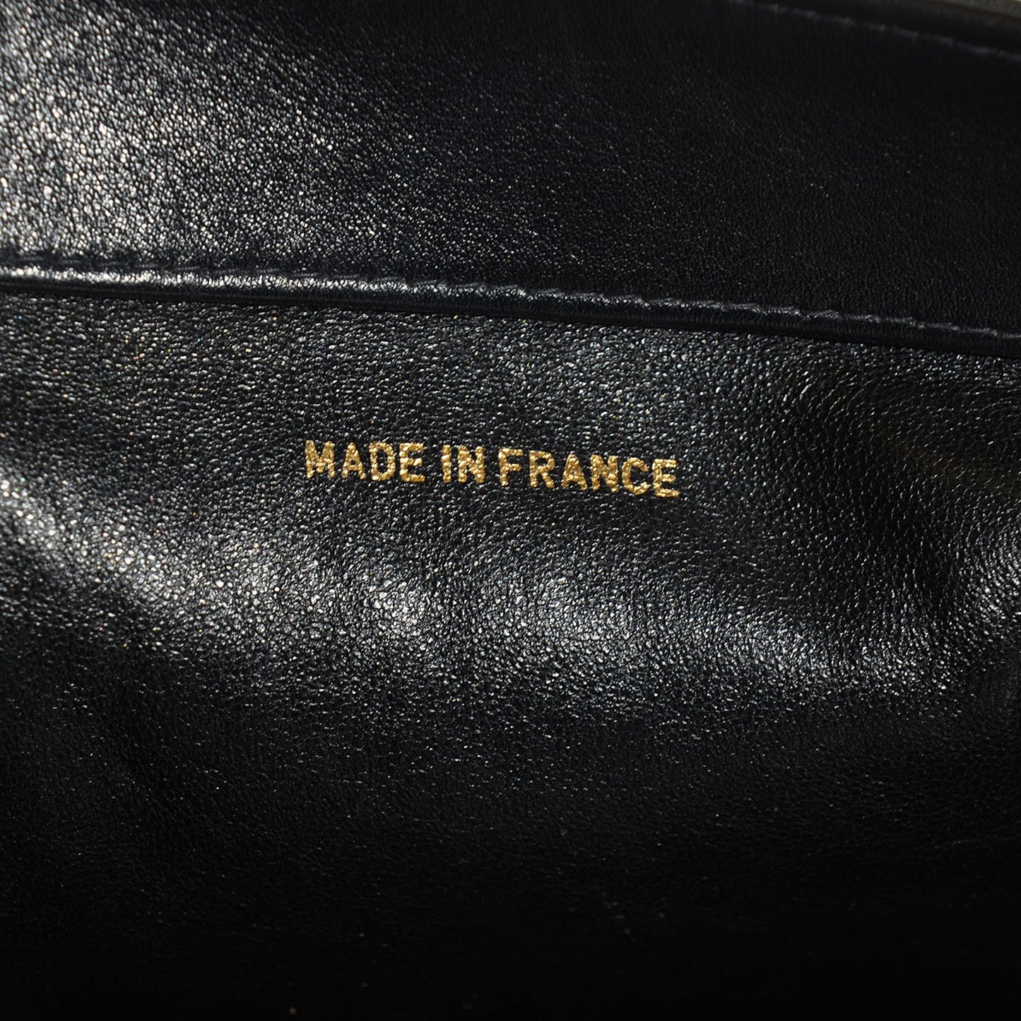 Lambskin CC Shoulder Bag Black