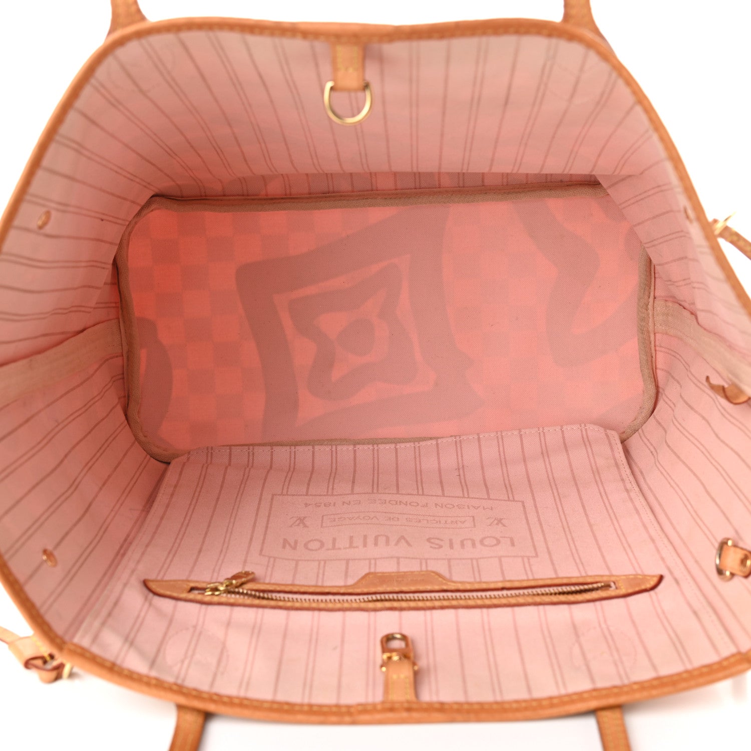 Louis Vuitton Damier Azur Tahitienne Neverfull MM 8 of 18