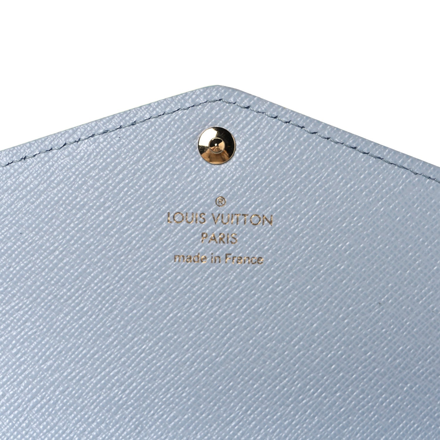 Louis Vuitton Damier Azur Sarah Wallet NM Bleu Olympe 6 of 9