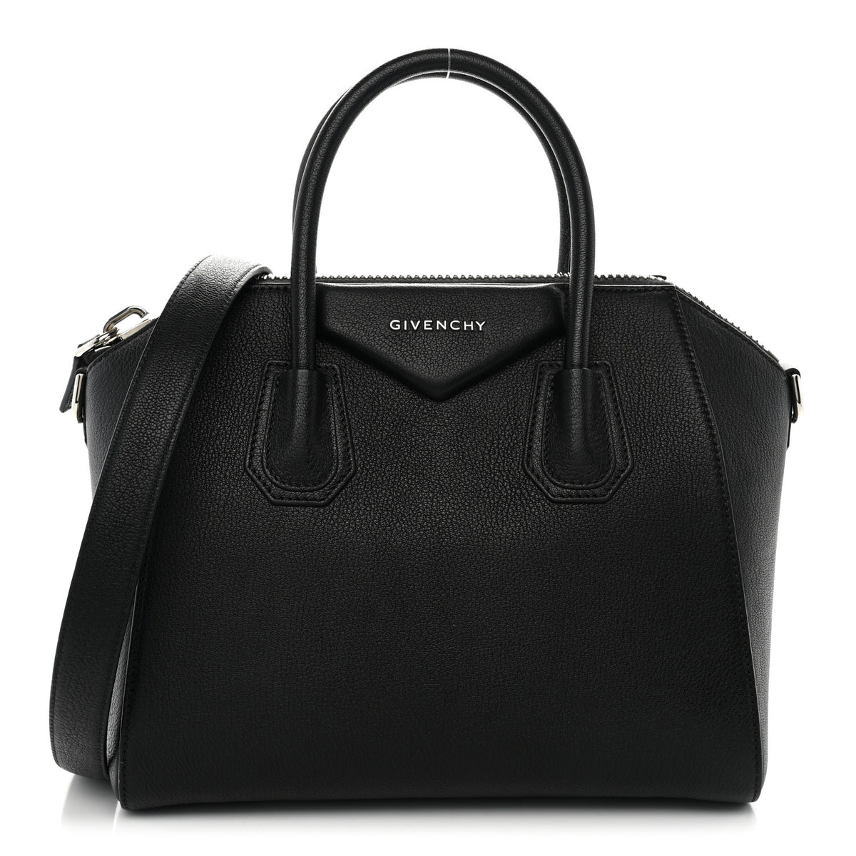 Sugar Goatskin Small Antigona Black