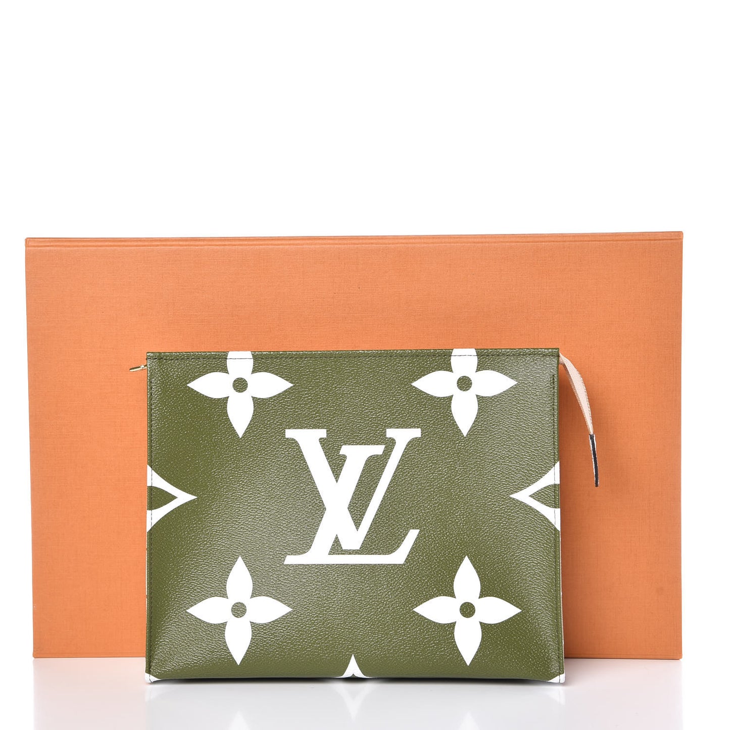 Monogram Giant Toiletry Pouch 26 Kaki