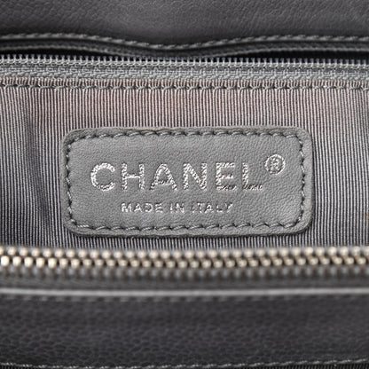 Chanel Caviar Quilted Grand Shopping Tote GST Light Grey 8 of 12