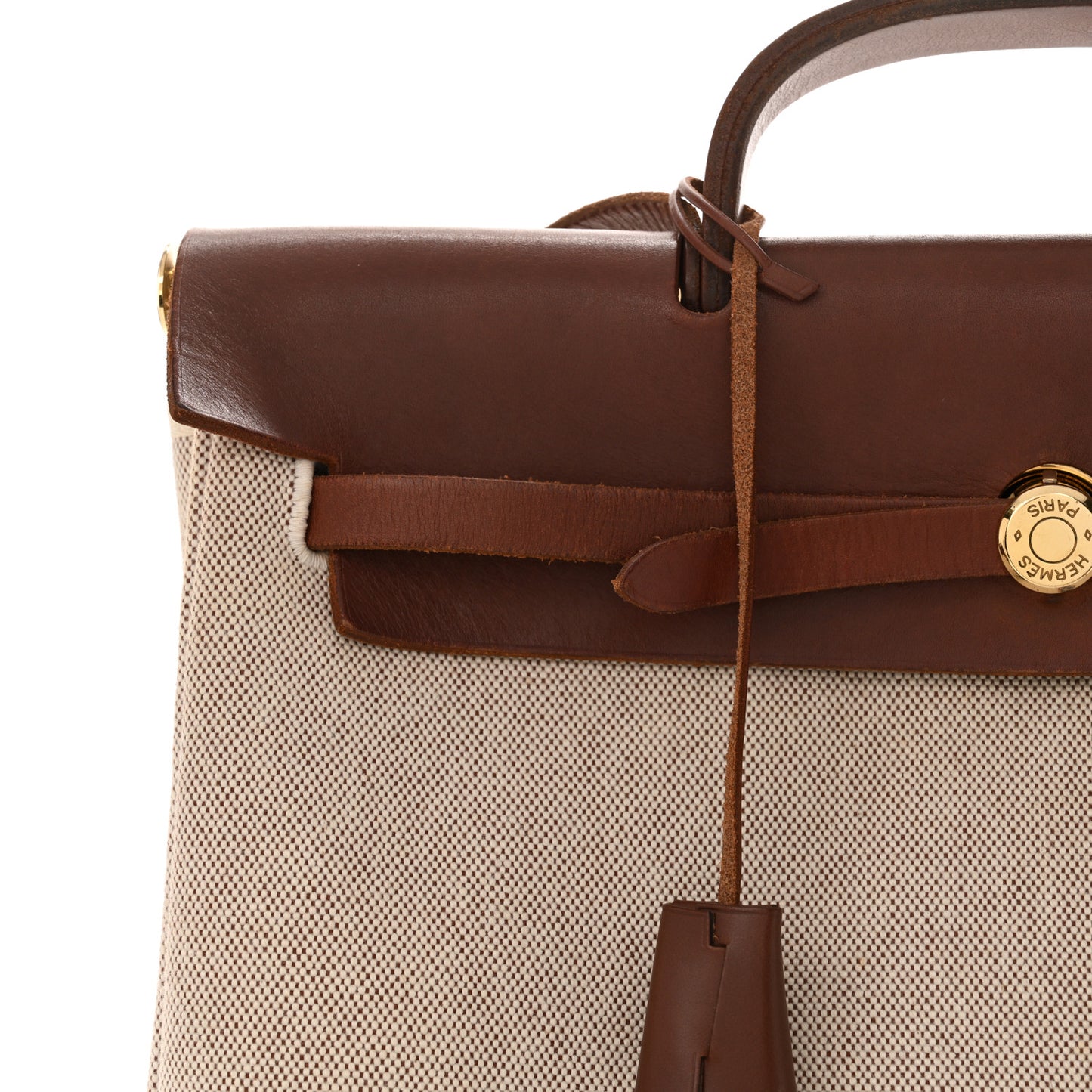 Toile Vache Calfskin Herbag 39 Natural Havane