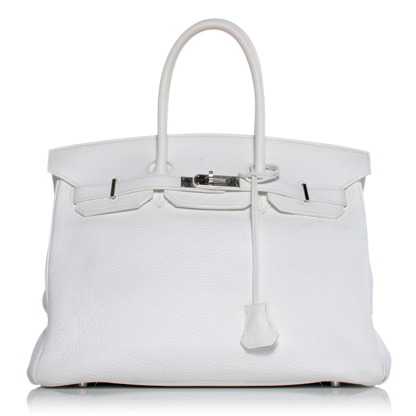 Taurillon Clemence Birkin 35 White