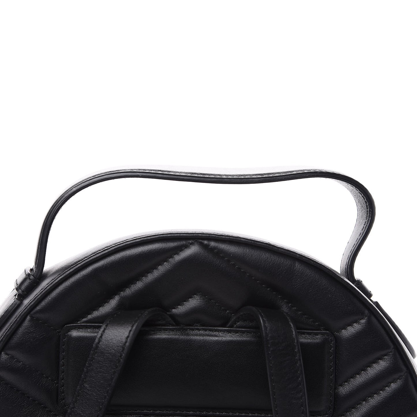 Calfskin Matelasse GG Marmont Dome Backpack Black