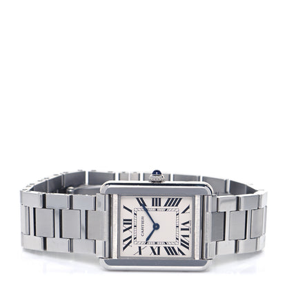 Cartier Stainless Steel 24mm Tank Solo Quartz Watch 2 of 5