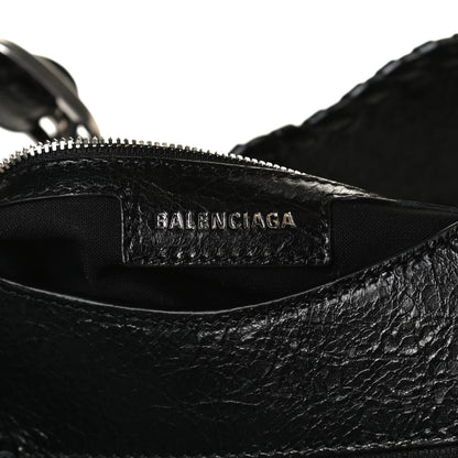 Balenciaga Agneau Arena Medium Le Cagole Shoulder Bag Black 6 of 14