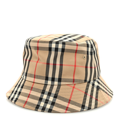 Burberry Technical Cotton Vintage Check Bucket Hat L Archive Beige 4 of 8