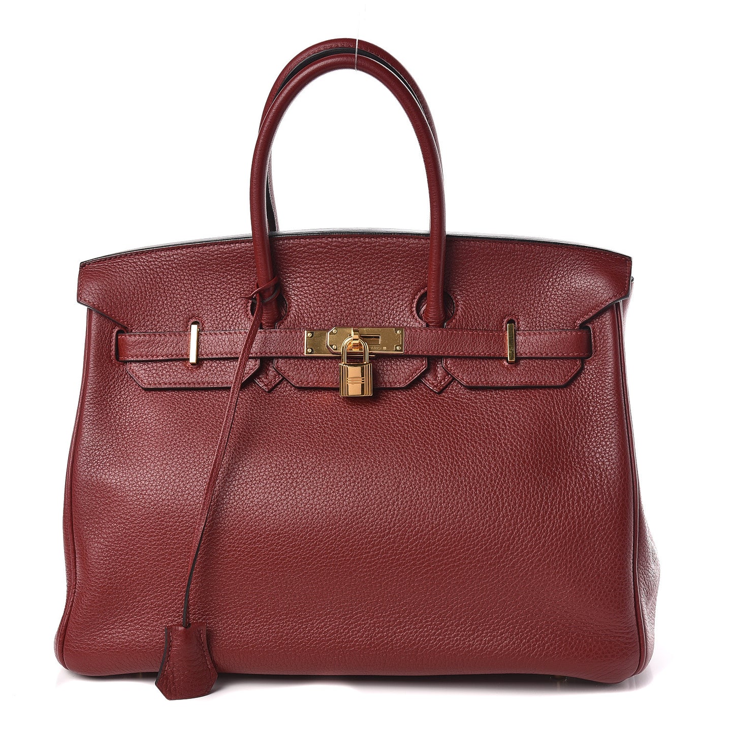 Taurillon Clemence Birkin 35 Rouge H