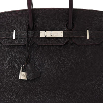 Hermes Togo Birkin 35 Raisin 8 of 11