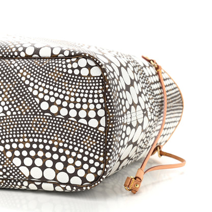 Louis Vuitton Monogram Kusama Waves Neverfull MM White 9 of 9