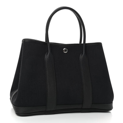 Hermes Toile Militaire Negonda Garden Party 30 TPM Black 2 of 8