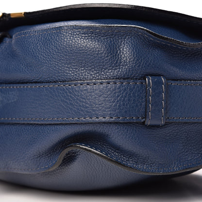 Chloe Calfskin Medium Marcie Round Crossbody Bag Royal Navy 10 of 14