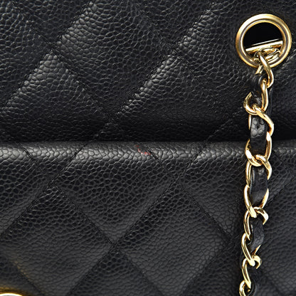Chanel Caviar Quilted Flap Shoulder Bag Black 10 of 16