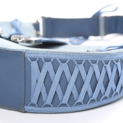 Christian Dior Denim Admit It Hobo Blue 10 of 12