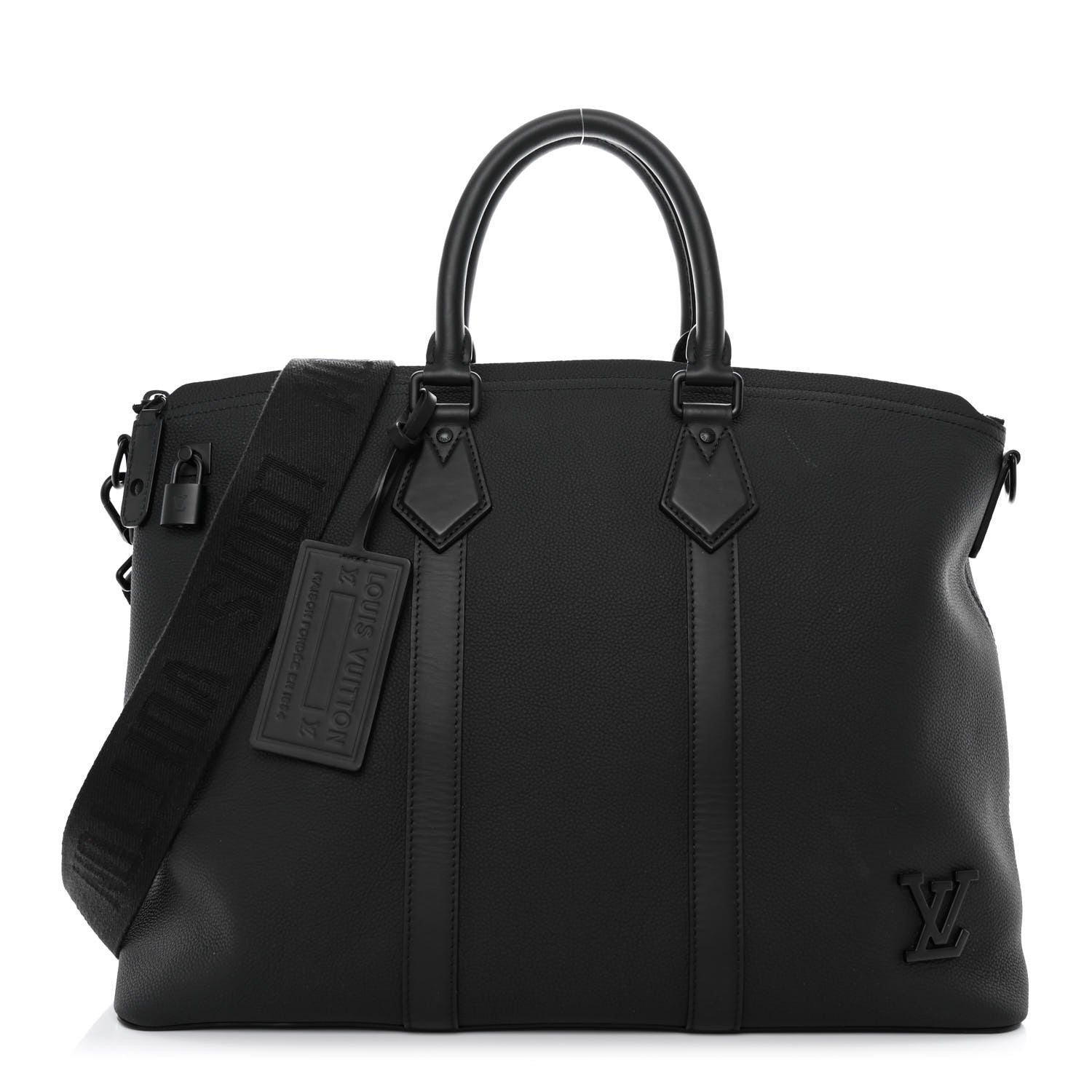 Louis Vuitton Calfskin Lockit Tote Black 1 of 9