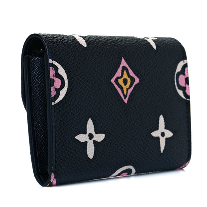 Louis Vuitton Monogram Giant Wild At Heart Rosalie Coin Purse Black 2 of 8