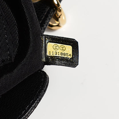 Chanel Caviar Quilted Petit Shopping Tote PST Black 6 of 7